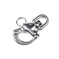 Swivel Eye Snap Shackle Quick Release Bail Rigging Sailing Boat Marine Clip