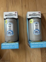 THERMACELL Mosquito Repellent Zone Device 15ft No Spray Scent Free NEW 2 Pack