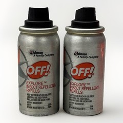 2 off! explore insect repellent sprays 1.2oz with 2 cases