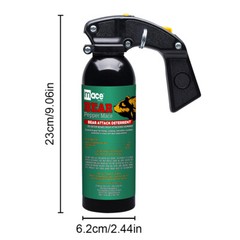 Bear Repellant Spray 16 oz w/ Spray rack Self Defense – Bear Attack Deterrent