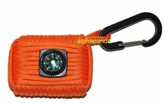 Paracord Survival Gear Compass Fire Prepper Camping Fishing Hiking Bug Out