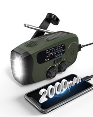 Emgykit Hand Crank Radio with LED Flashlight & SOS Function