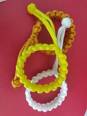3 Pack Handmade Mad Max Style Adjustable Paracord Bracelets 7.5″ Diamond Knott.