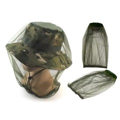 Outdoor Anti Mosquito Mesh Face Mask Hat Breathable Fishing Cap Net Cover Style