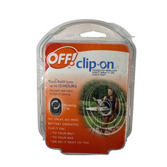 NEW OLD STOCK 2010 Off Clip On Mosquito Repellent Fan Unit w Refill READ!