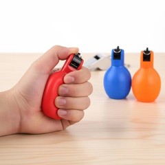 6 Pieces Compress Whistle with Neck Strap Easy-Grip for Referees, Teachers