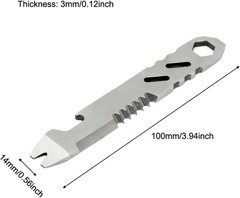 2 Pack Flint Fire Starter Striker Replacement Ferro Rod Scraper High Speed Steel