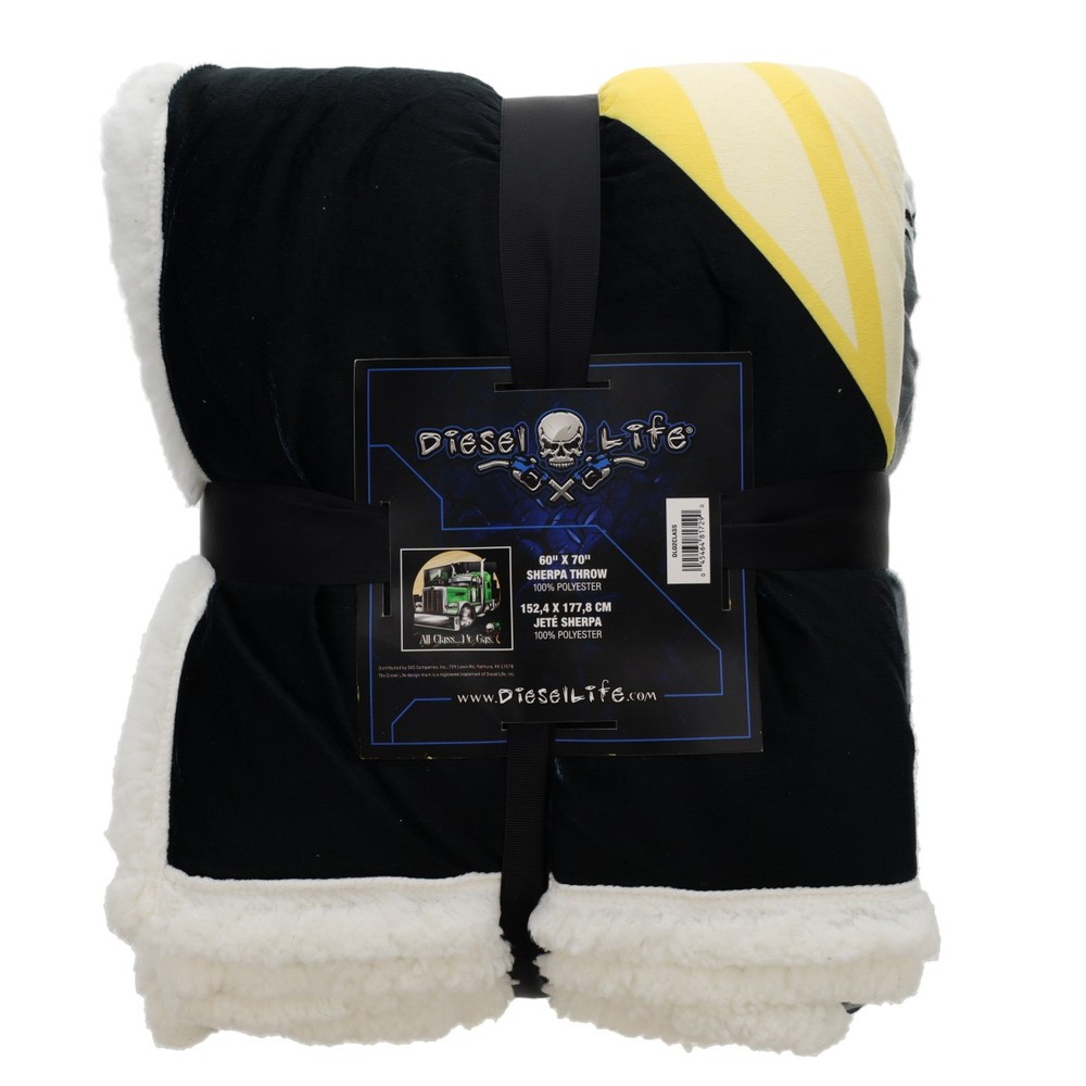 Diesel Life License DL02CLASS 60 X 70 Digital Knit Printed Blanket