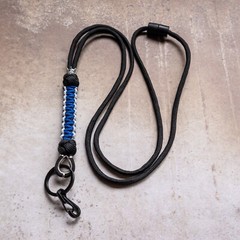 Adjustable Paracord Neck Teacher Lanyard Ring Carabiner 2 colors Handmade Sydney