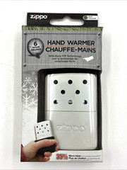 ZIPPO Hand Warmer Chauffe-Mains 6 Hours Off-White New In Box NIB a368