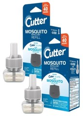 Lot of 2 Cutter Mosquito Repellent 40-Hour Refill – Use w/ Cutter Eclipse Zone
