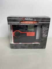Emergency CRANK RADIO – AM/FM/WEATHER – BUILT IN LIGHT – USB CHARGING PORT NEW