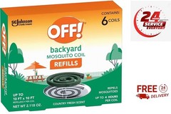 OFF! Backyard Mosquito Repellent Coil Refills, Perfect for Outdoor Patios…