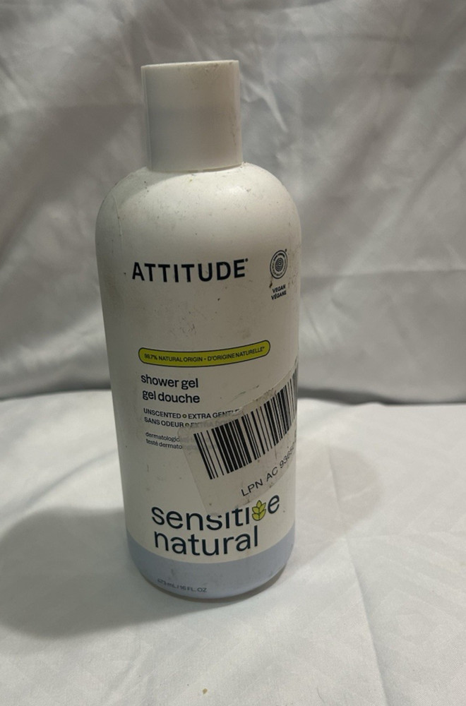 Sensitive Natural, Shower Gel, Unscented, 16 fl oz (473 ml)