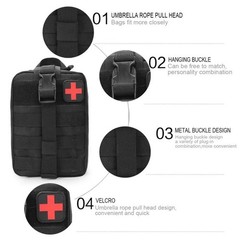 142Pcs Bug-Out Survival Kit & First Aid Bag – Professional Gear for Emergency