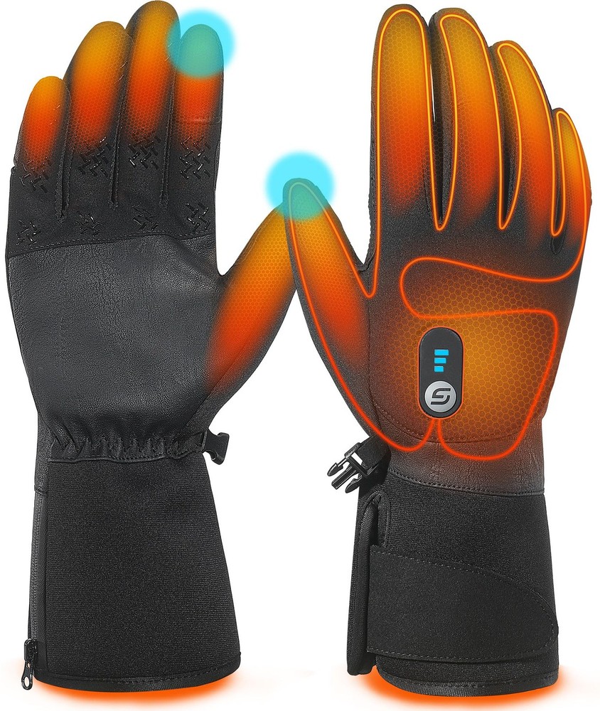 Js Lifestyle Heated Gloves For Men Women Hg-057.4V 3000Mah Rechargeable Battery