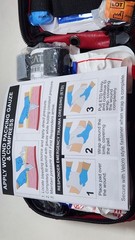 CUBIX SAFETY Bleeding Control Kit Intermediate CAT First Aid Red Pouch