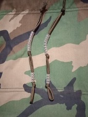 Pace Chords 4000 Meters Clear Beads Green 550 Chord