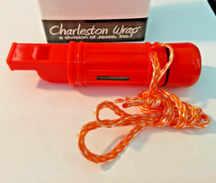 Charleston Wrap Survival 5 In 1 Gadget Whistle Compass Lanyard Container Mirror