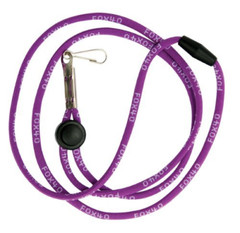 Fox 40 Sonik Blast CMG 2-Chamber Pealess Whistle with Lanyard, Purple