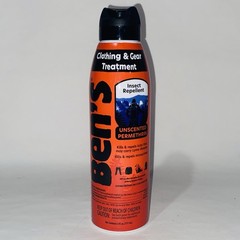 Ben’s Permethrin Clothing & Gear Insect Repellent Treatment Spray Can 6oz.