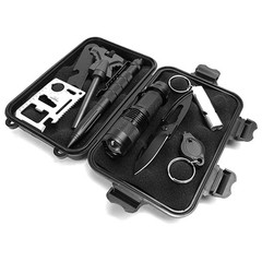 DGZZI Outdoor Waterproof Airtight Shockproof 6.69 x 4.13 x 1.97 inches, Black