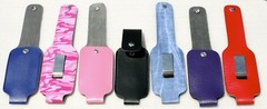 4 oz LEATHERETTE PEPPER SPRAY HOLSTER only FOR SELF DEFENSE WITH BELT CLIP