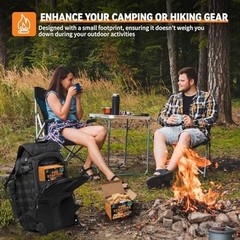 All-Weather Natural Fire Starters – Odorless Charcoal for Campfires, BBQ, Fire P