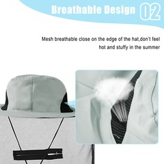 Outdoor Mosquito Head Net Bucket Hat – Unisex Sun Cap for Hiking Camping