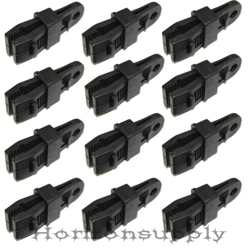 50pc Tarp Clips Snap Hangers Awning Clamp Set Survival Emergency