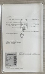 Eddie Bauer Sport Keychain with Clock, Stopwatch, Compass & Thermometer