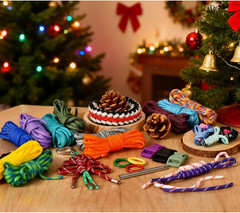 24 Colors Paracord Rope 10 Feet per Color, Multifunction Paracord Kit