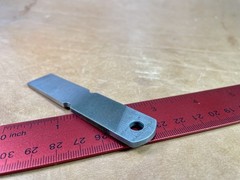 Fire Steel Scraper Striker For Ferro Rods Lightweight Bushcraft Camping Edc