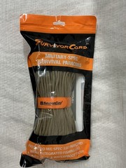 TITAN Survivor Cord Military Spec 550 Paracord 100ft 620lb Tensile Strength