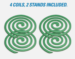 PIC Mosquito Coils 4 Pack NEW Outdoor Bug Repellent Patio Porch Camping Use