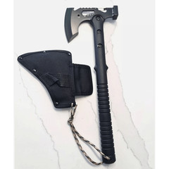 Multi Function Hammer Axe for Survival Camping Ultra Sharp Cutting Edge Caution