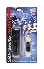Pepper Spray Gel—Police Strength—Flip-Top & Finger Grip—Quick Release Black