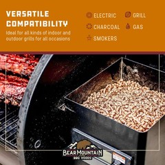 Bear Mountain Tailgating BBQ, Hickory, Cherry, Oak, and Maple Blend, 20 Pounds