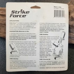 UST Strike Force Fire Starting System WetFire Tinder Made USA New Sealed