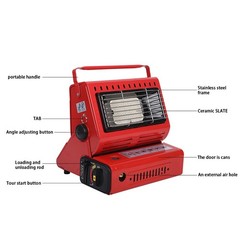 🚀Camping Emergency Butane Heater Double Coherent Heat Source Survival Tools