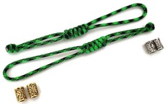 Paracord Lanyard/Keychain 550 (Zombie) Nordic Runes – 3 Variations (2 Pack)