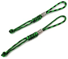 Paracord Lanyard/Keychain 550 (Zombie) Nordic Runes – 3 Variations (2 Pack)