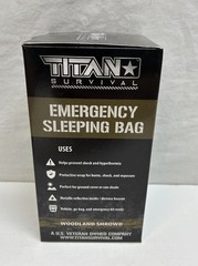 Titan Survival Emergency Sleeping Bags 36” X 78”