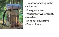 Southwest Survival Fire Starting Plugs (50) – Bushcraft, Camping, Bugout Bag