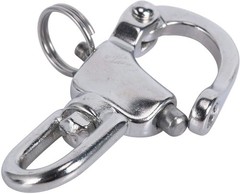 4 PCS 304 Stainless Steel Swivel Eye Snap Shackle Quick Release 23/4 Inch