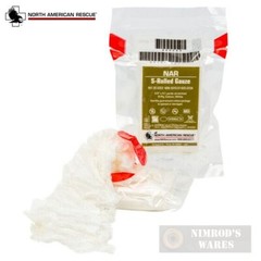 NAR S-Rolled GAUZE 4.5 in. x 4.1 yd. First Aid Dressing Bandaging 6-Ply 30-0003