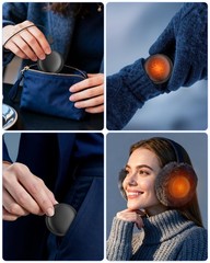 Vaofly Pocket Size Hand Warmers Rechargeable 2 Pack20Hrs Long Safe Heat0.5S