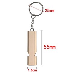 1 Pcs 120db Loud Emergency Survival SOS Whistle Camping Hiking Keychain Outdoor