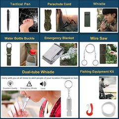 Survival Tool Kit Advent Calendar 2025 For Men, Teen 24 Days Of Christmas