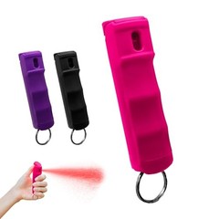 Fliptop Hardshell Pepper Spray – 12Ft Range, Max Strength, UV Dye Pink